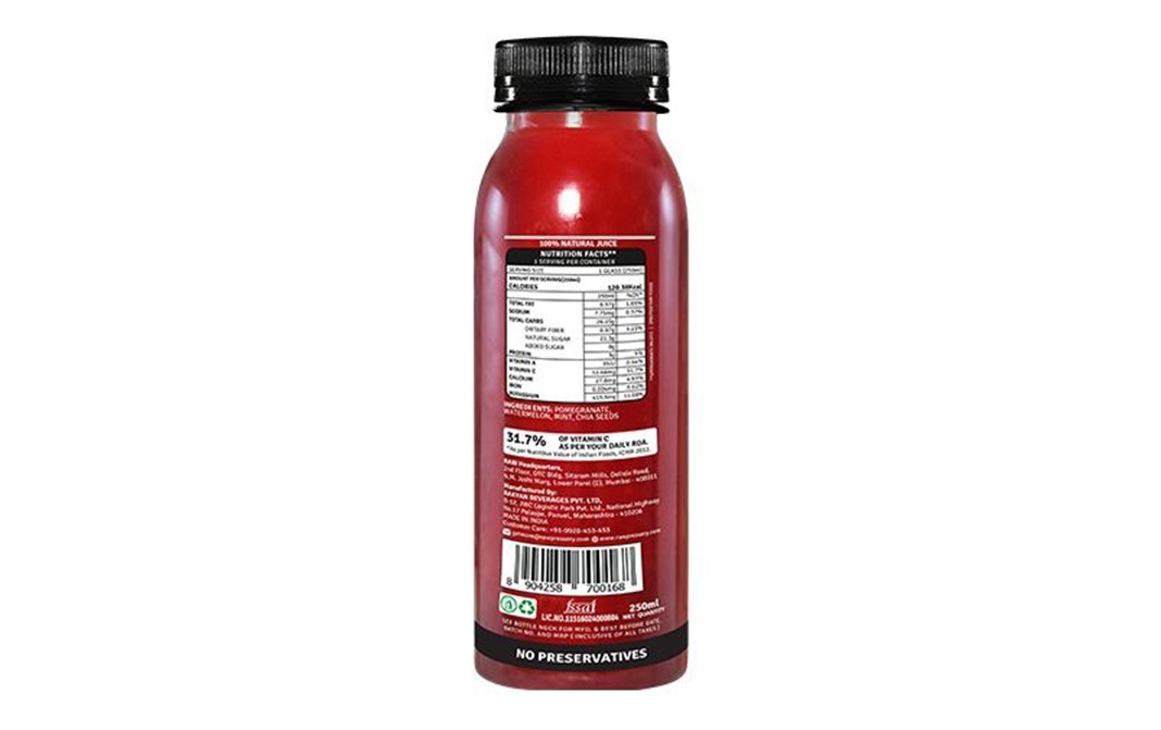 Raw Pressery Love Juice    Bottle  250 millilitre